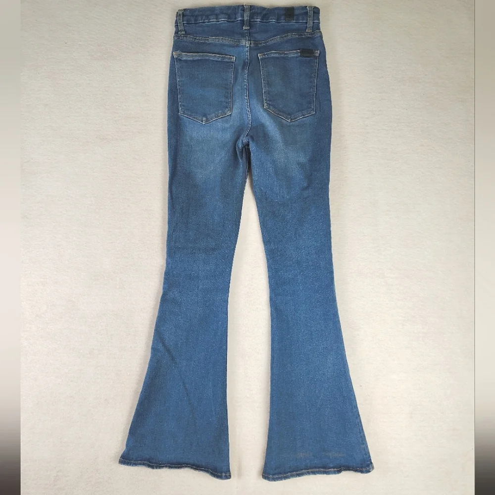 7 For All Mankind UHR Taylorless Skinny Boot Jeans Size 27 $148 - Picture 3 of 9